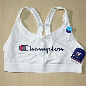 CHAMPION White Sports Bra | Size L